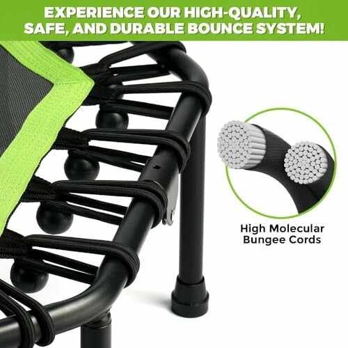 Sistema de cuerdas elásticas de alta calidad para trampolín.