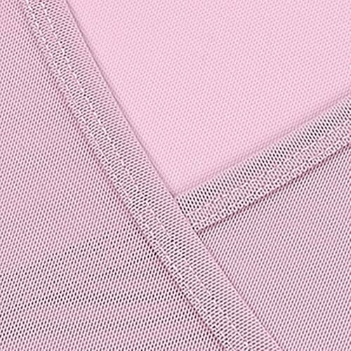 Primer plano de textura de tela rosa.